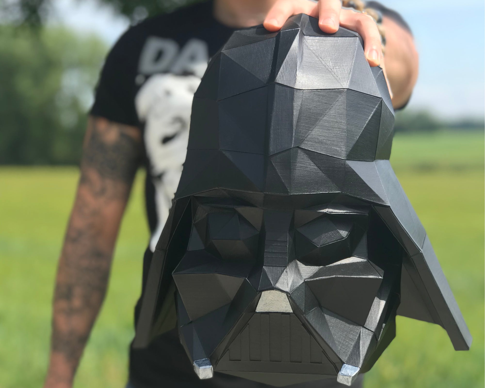 Darth Vader Helmet Templates (pdf)