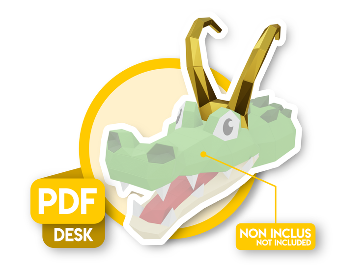 Alligator Loki Helmet Templates (pdf)