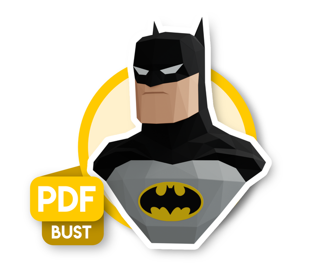 Batman Bust Templates (pdf)
