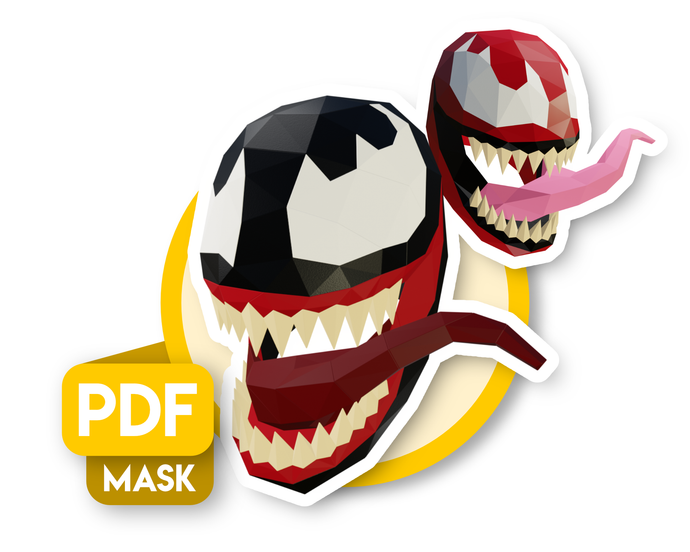 Venom / Carnage Mask Templates (pdf)
