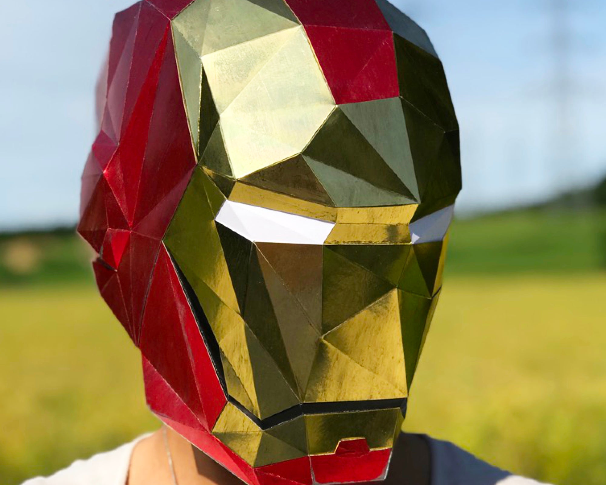 Iron Man Helmet Templates (pdf)