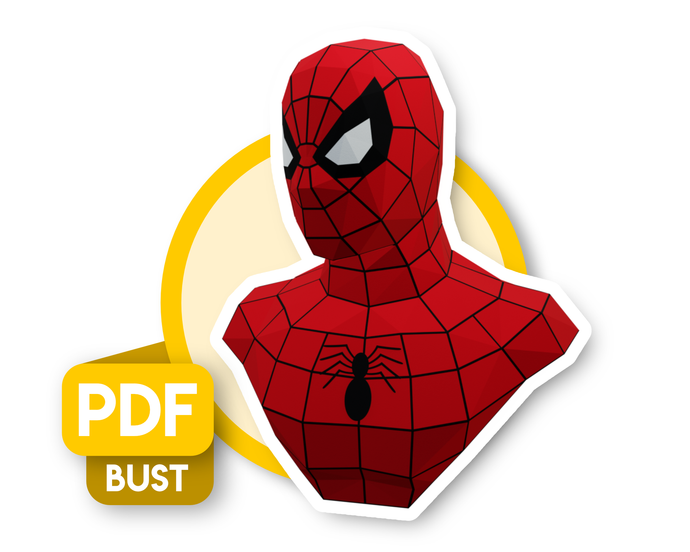 Spiderman Bust Templates (pdf)
