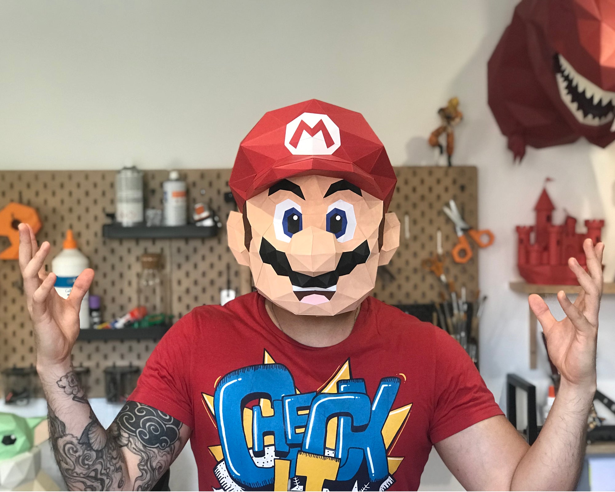 Super Mario Mask Templates (pdf)