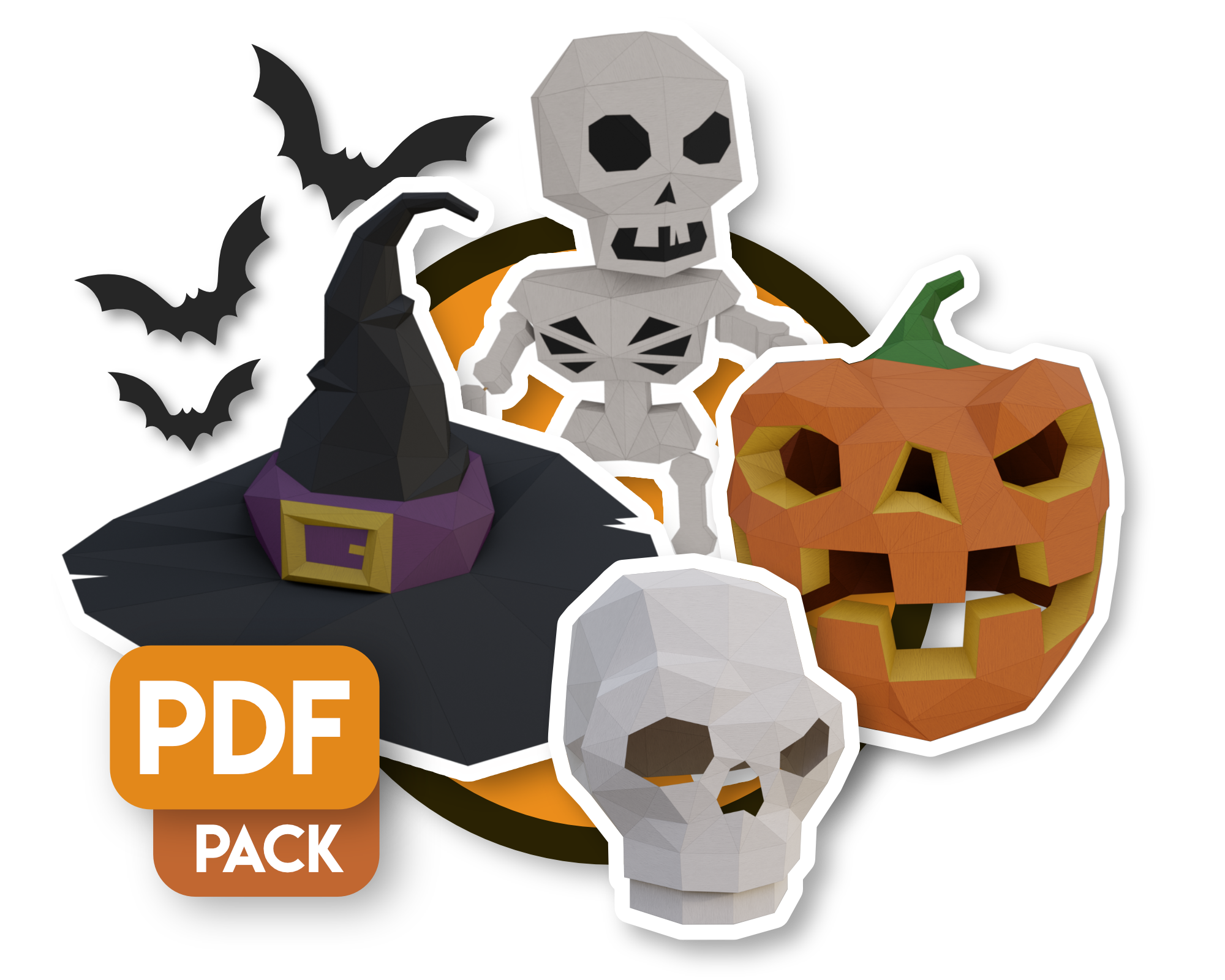 Halloween Gang Templates Pack (pdf)