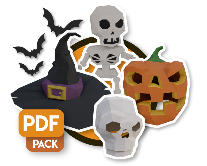 Halloween Gang Templates Pack (pdf)