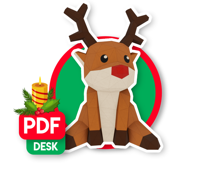 Rudolph, the red-nosed reindeer Templates (pdf)